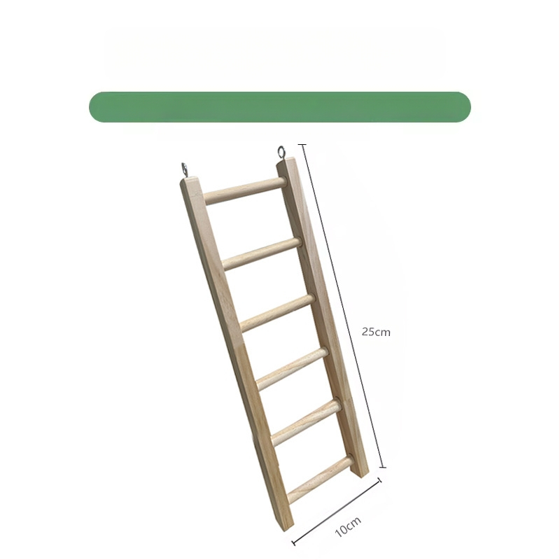 Pat din lemn masiv pentru papagal, bujor negru Phoenix, piele de tigru, scări de alpinism, platformă pentru colivie, decor pentru păsări, ustensile pentru păsări, consumabile