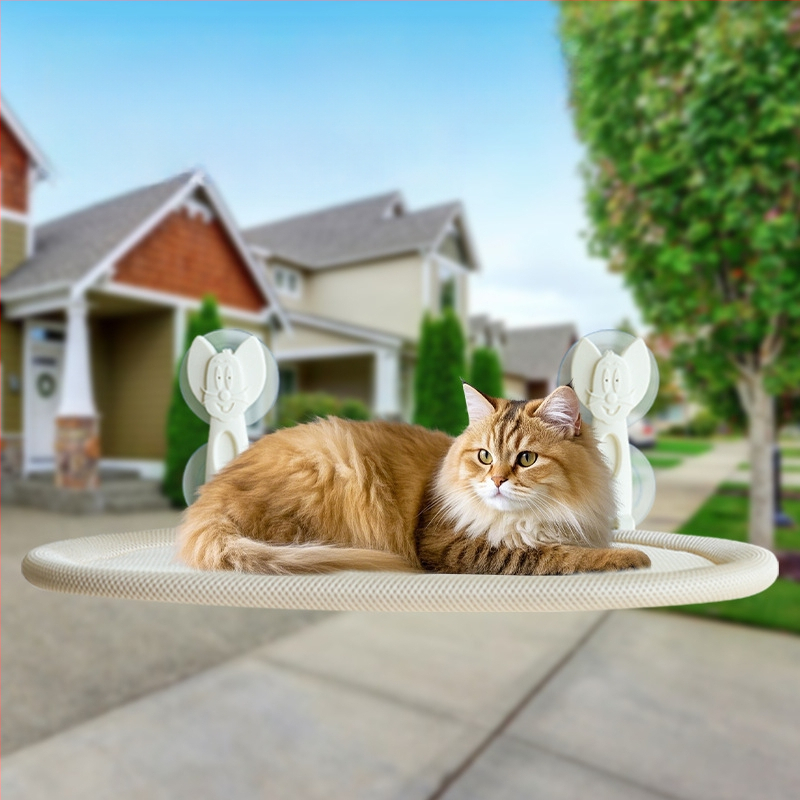 Prekogranični popularni proizvod, univerzalna viseća mreža za mačke za sva godišnja doba, s vakuumskom čašicom, bez bušilice, štedi prostor, sklopivo i uklonjivo gnijezdo i viseća mreža za mačke