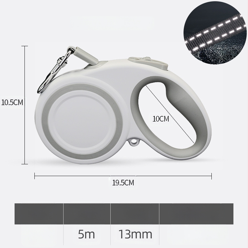 Nova uzica za kućne ljubimce, automatska uvlačiva uzica, reflektirajuća uzica za pse, uzica za pse 5 m, oprema za kućne ljubimce