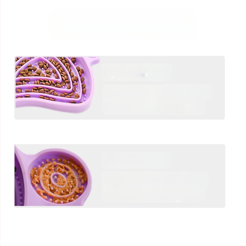 Безплатна доставка подложка за котешки нокти с голям капацитет, купа за бавно облизване на котки и кучета, дъно с вендуза, антидетонираща храна за котки и кучета