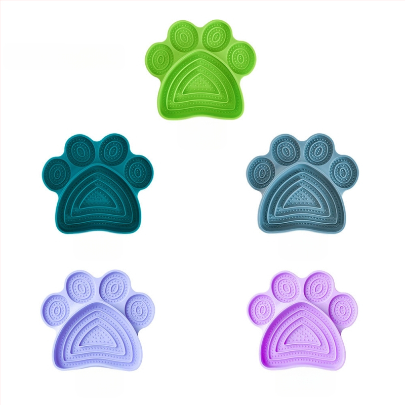 Безплатна доставка подложка за котешки нокти с голям капацитет, купа за бавно облизване на котки и кучета, дъно с вендуза, антидетонираща храна за котки и кучета