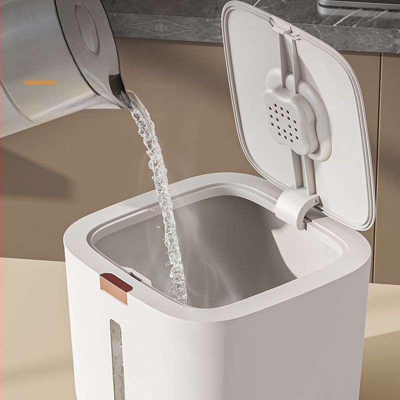 Ryžių kibiras, atsparus vabzdžiams, drėgmei atsparus veido kibiras, sandarus buitinių grūdų kibiras, ryžių bakas, maistinių ryžių laikymo dėžutė, miltų laikymo indas