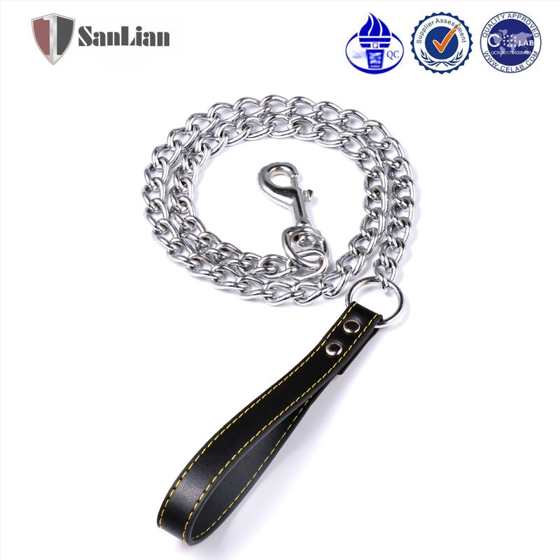 Izravno iz tvornice, pribor za kućne ljubimce, vučno uže, lanac od kože, veleprodaja 120 cm trostruko