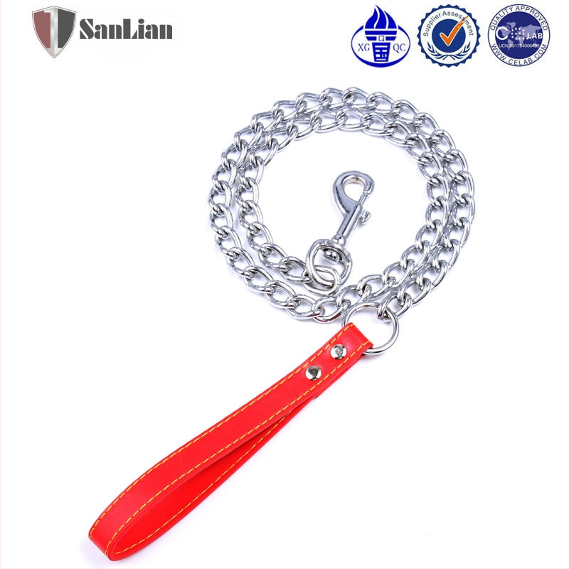 Izravno iz tvornice, pribor za kućne ljubimce, vučno uže, lanac od kože, veleprodaja 120 cm trostruko