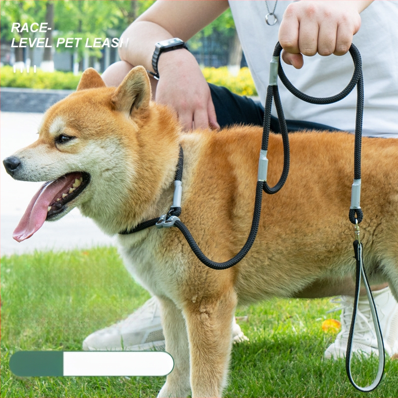 Директни продажби от фабриката на универсална каишка за кучета P-Chain, против експлозия, против откъсване, инструмент за разхождане на кучета, търговия на едро с домашни любимци, преносима