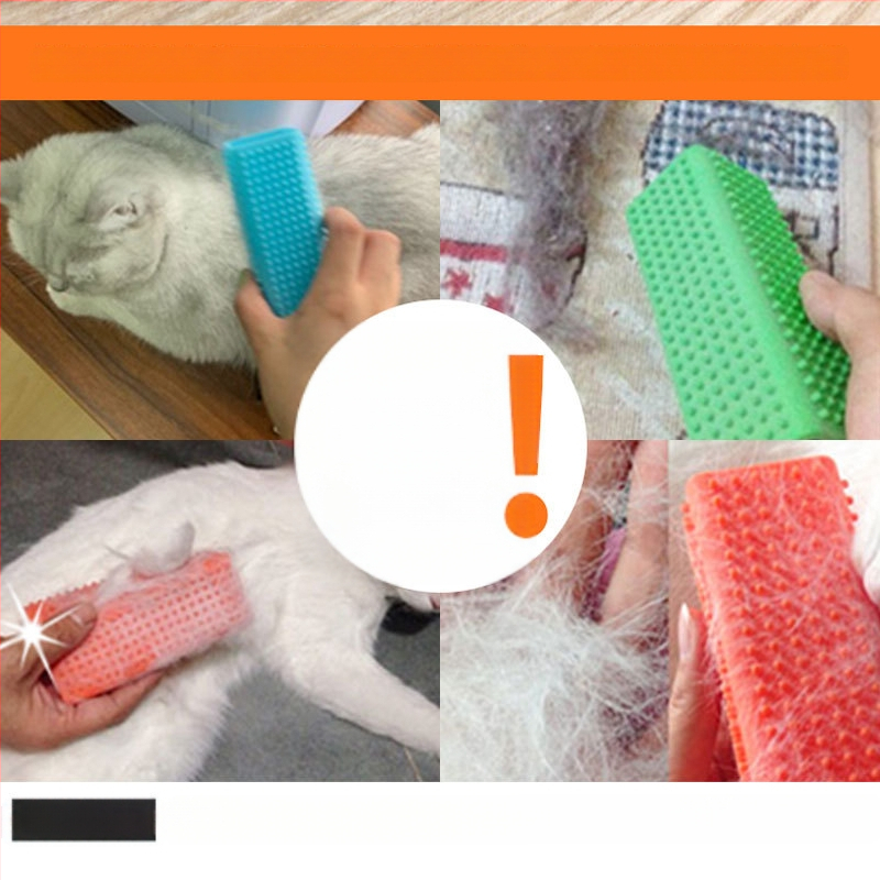 Βούρτσα σιλικόνης αποτρίχωσης Hartley, καθαριστική τρίχα γάτας, χτένα για τρίχες γάτας, χτένα για σκύλους, καθαρισμός κατοικίδιων ζώων, κολλώδης αποτρίχωση