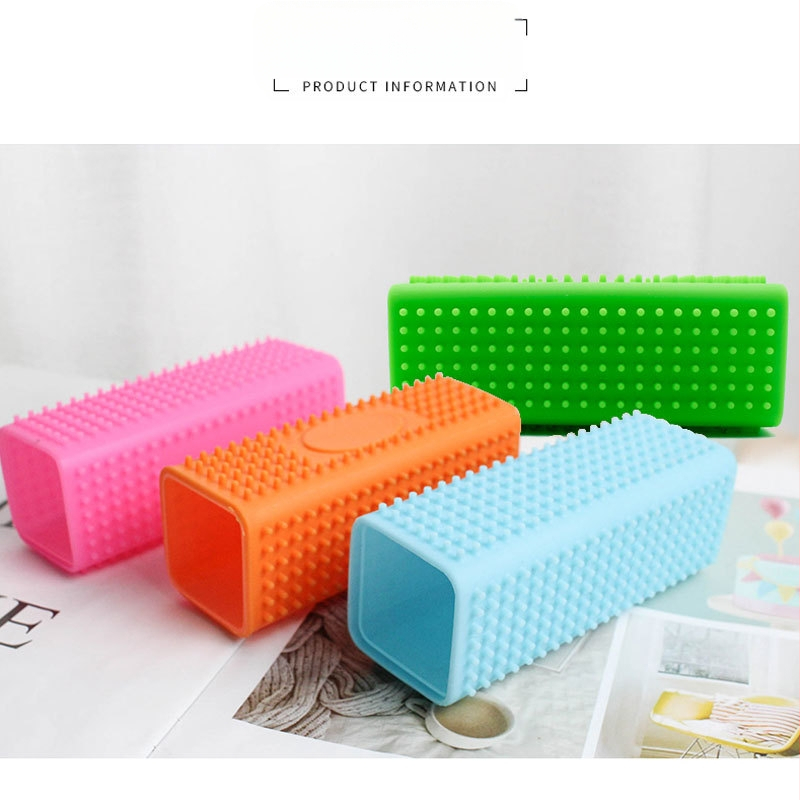 Βούρτσα σιλικόνης αποτρίχωσης Hartley, καθαριστική τρίχα γάτας, χτένα για τρίχες γάτας, χτένα για σκύλους, καθαρισμός κατοικίδιων ζώων, κολλώδης αποτρίχωση