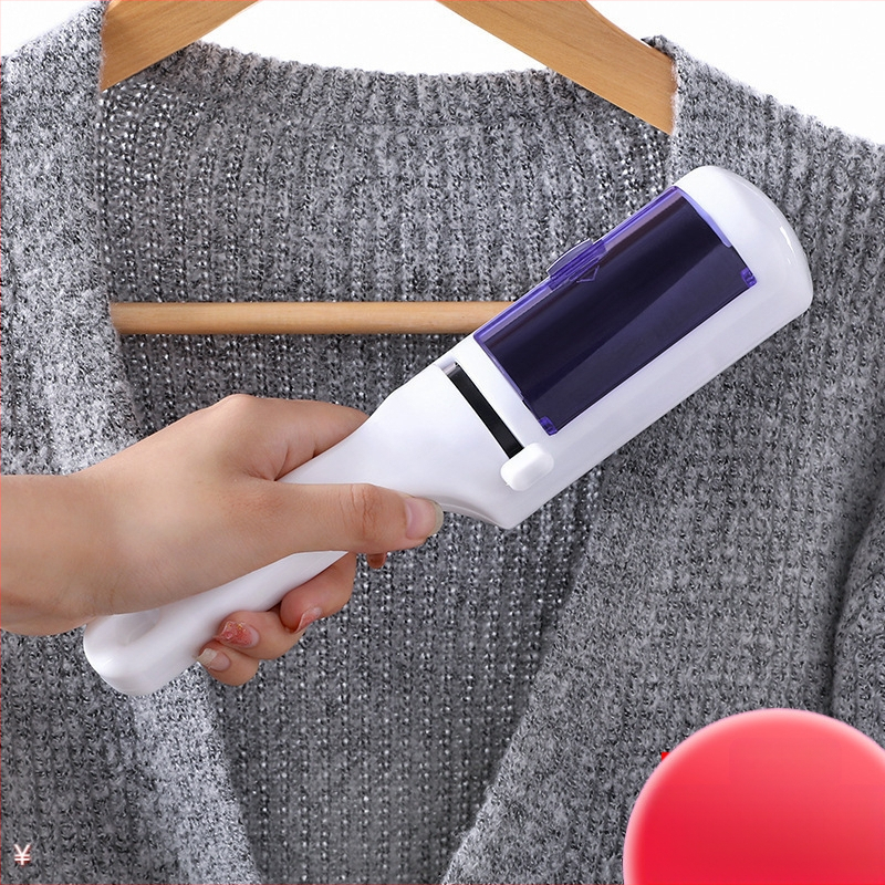 Цилиндрично устройство за химическо чистене, четка за отстраняване на прах от дрехи, лепкава четка, всмукателна четка, лепкав артефакт от коса, ролка за оцветена коса