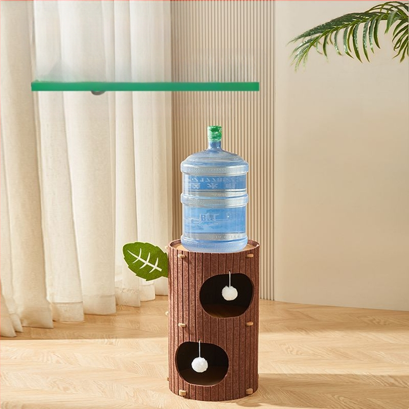 Internetinis šventinis daugiasluoksnis katės lizdas, katės draskymo lenta, veltinio lizdas, „Four Seasons“ universalus katės draskymo medis, naminių gyvūnėlių reikmenys, kačių vila, integruota, atspari dilimui