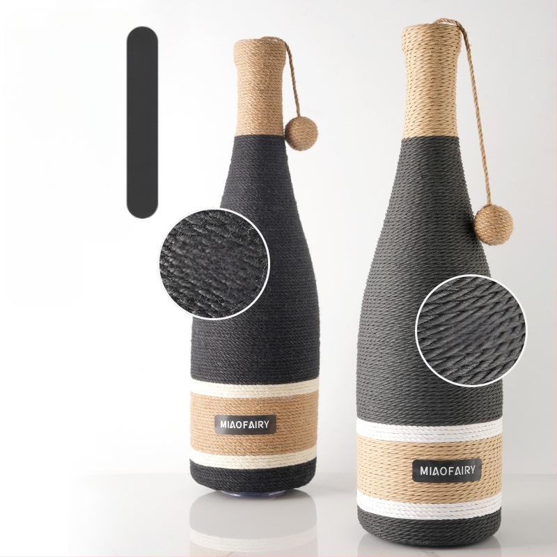 Дъска за драскане за котки от сизал, устойчива на износване, трохи, вградено гнездо за котки, екстра голям, устойчив на надраскване, негниещ леген за котки, дъска за котешки нокти