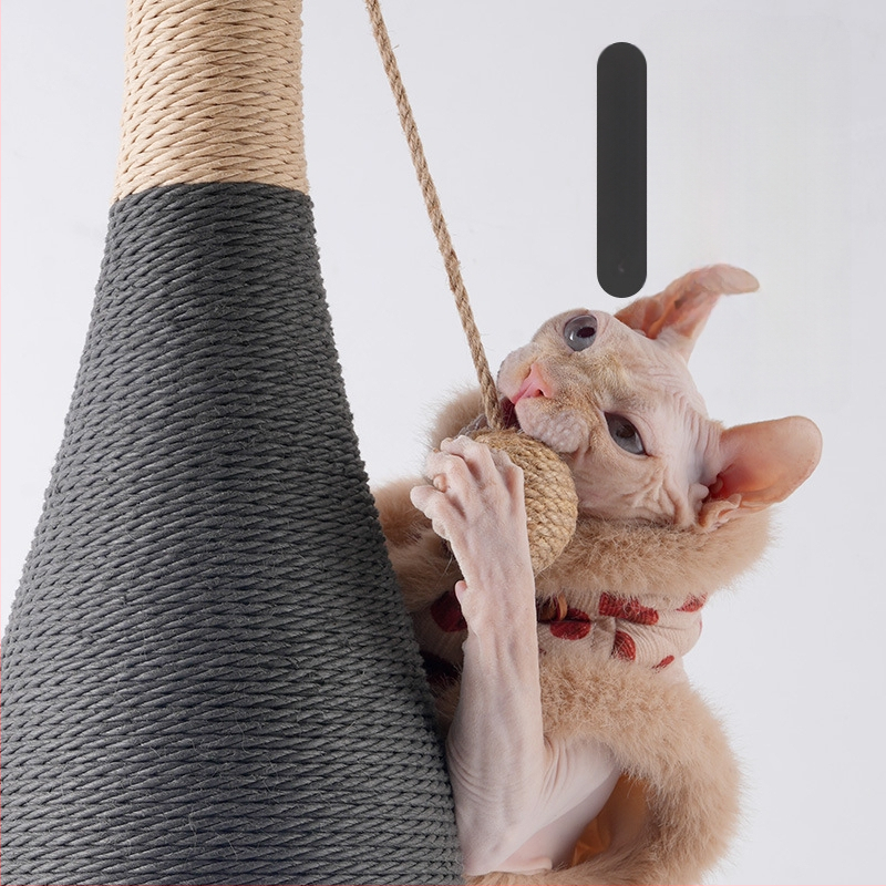Дъска за драскане за котки от сизал, устойчива на износване, трохи, вградено гнездо за котки, екстра голям, устойчив на надраскване, негниещ леген за котки, дъска за котешки нокти