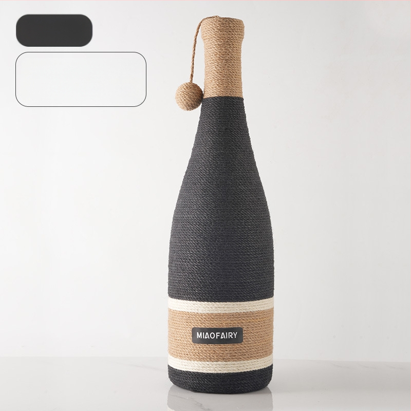 Дъска за драскане за котки от сизал, устойчива на износване, трохи, вградено гнездо за котки, екстра голям, устойчив на надраскване, негниещ леген за котки, дъска за котешки нокти