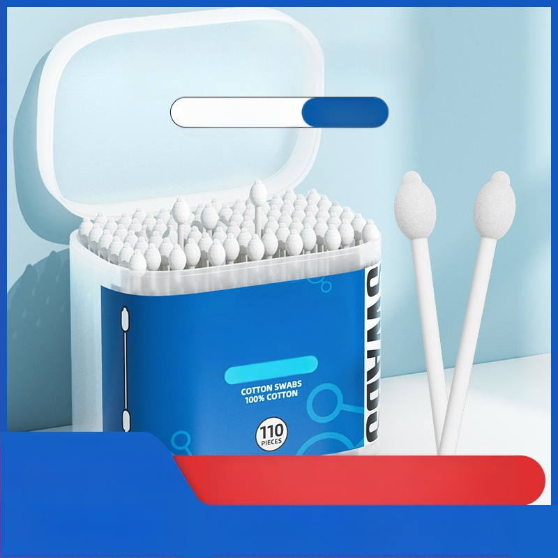 Lemmikloomade kõrvapuhastusvatitups 110 tk koera kõrvavaigu kõrvalõhna eeterliku õli vatitups kassi kõrvapuhastusvedelik kõrvapesuvedelik