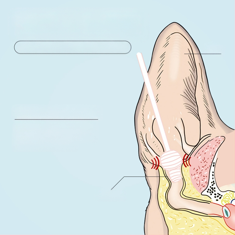 Lemmikloomade kõrvapuhastusvatitups 110 tk koera kõrvavaigu kõrvalõhna eeterliku õli vatitups kassi kõrvapuhastusvedelik kõrvapesuvedelik