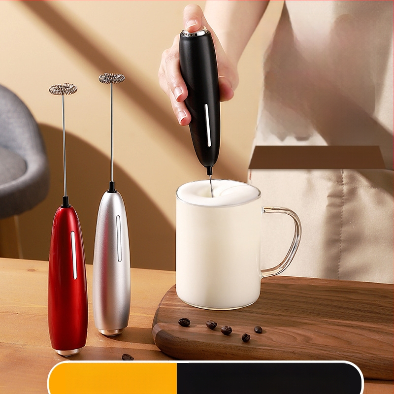 Naujas pieno plakiklis kavos plakiklis buitinis elektrinis pieno plakiklis pieno maišytuvas rankinis kiaušinių plakiklis pieno plakiklis