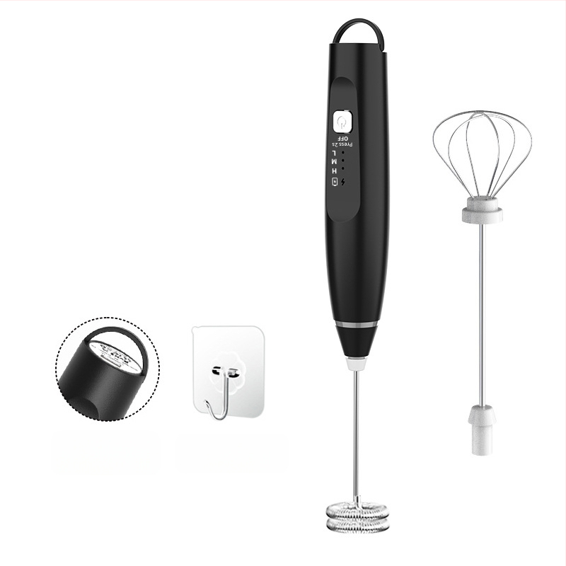 Naujas pieno plakiklis kavos plakiklis buitinis elektrinis pieno plakiklis pieno maišytuvas rankinis kiaušinių plakiklis pieno plakiklis