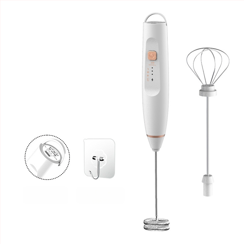 Naujas pieno plakiklis kavos plakiklis buitinis elektrinis pieno plakiklis pieno maišytuvas rankinis kiaušinių plakiklis pieno plakiklis