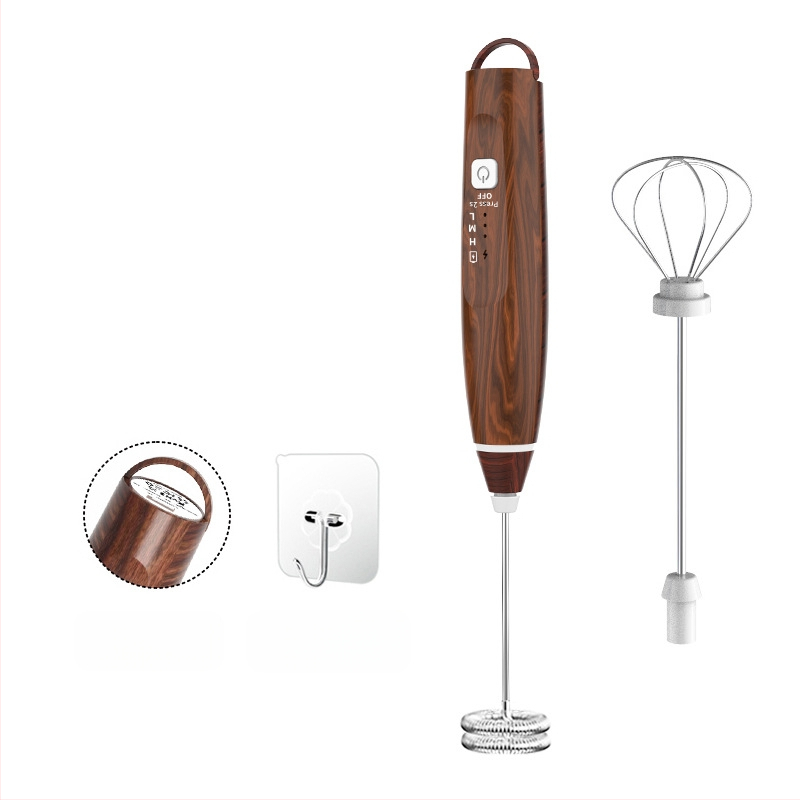 Naujas pieno plakiklis kavos plakiklis buitinis elektrinis pieno plakiklis pieno maišytuvas rankinis kiaušinių plakiklis pieno plakiklis