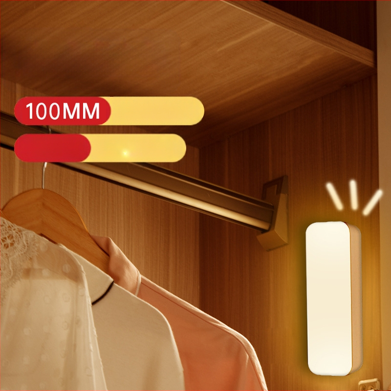 Intelligentne inimkeha anduriga lamp, kapp, riidekapp, öökapp, magnetiline sisseehitatud USB-laadimisega infrapunane öövalgusti, hulgimüük