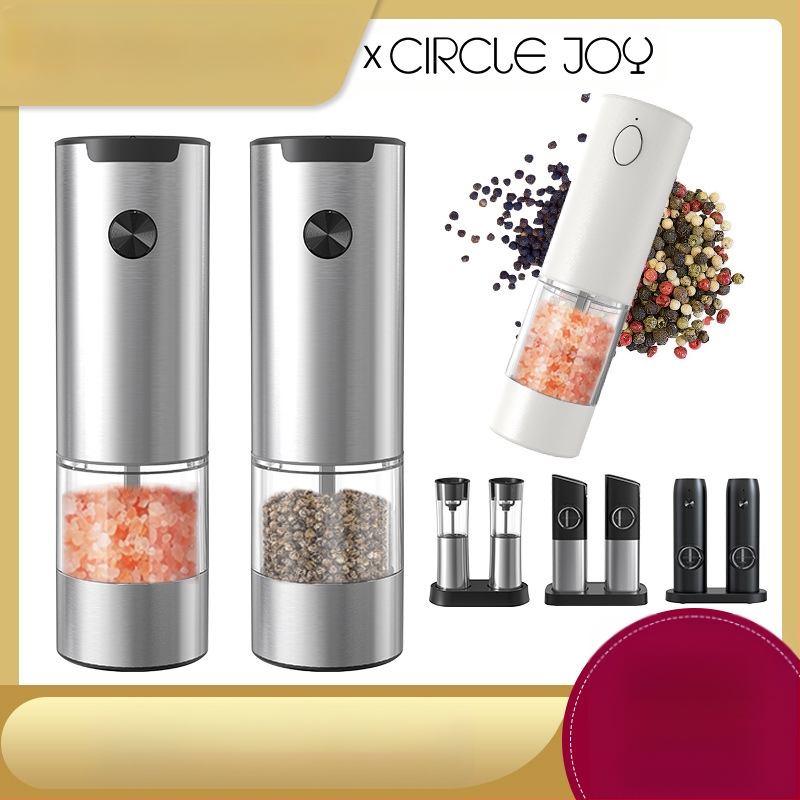 Производителите на Yuole могат да добавят LOGO кухненски артефакт трансгранична тенджера за готвене от неръждаема стомана с черен пипер, електрическа мелачка за пипер