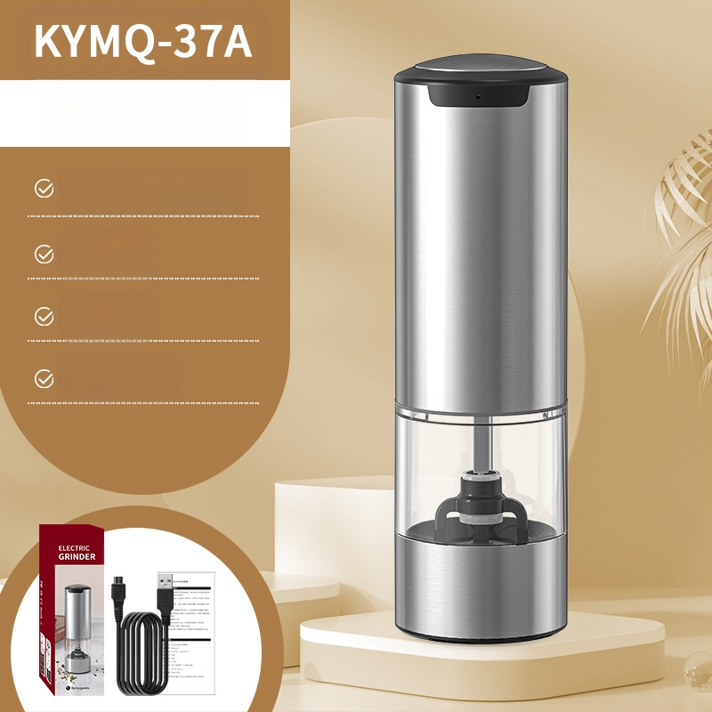 Производителите на Yuole могат да добавят LOGO кухненски артефакт трансгранична тенджера за готвене от неръждаема стомана с черен пипер, електрическа мелачка за пипер