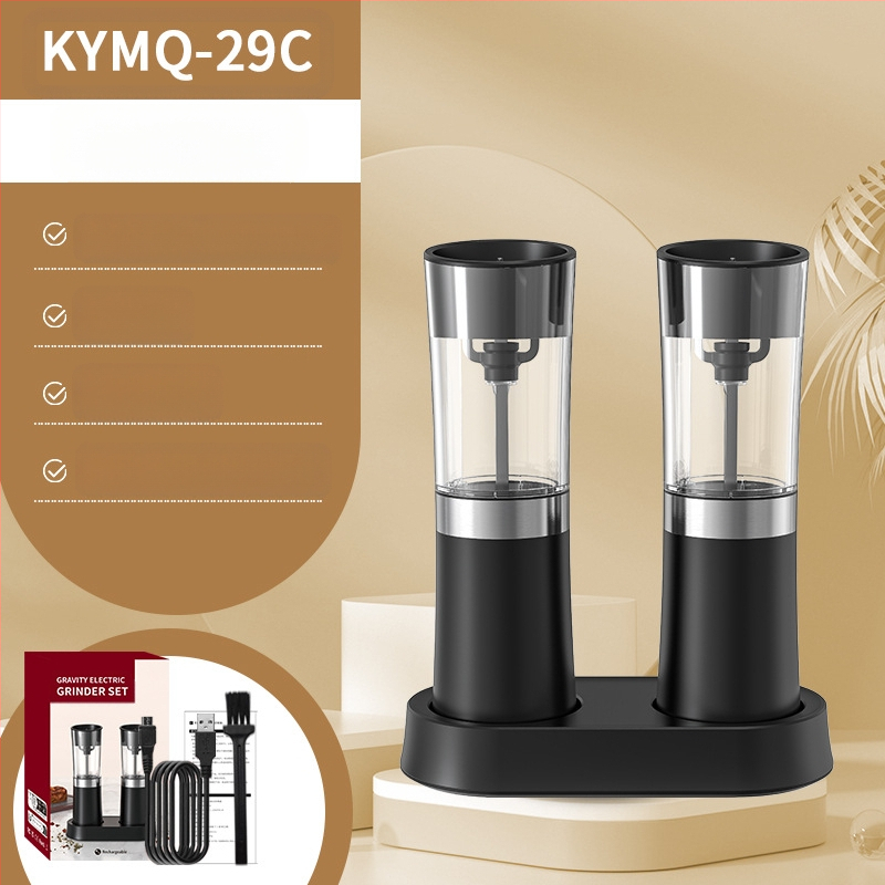 Производителите на Yuole могат да добавят LOGO кухненски артефакт трансгранична тенджера за готвене от неръждаема стомана с черен пипер, електрическа мелачка за пипер