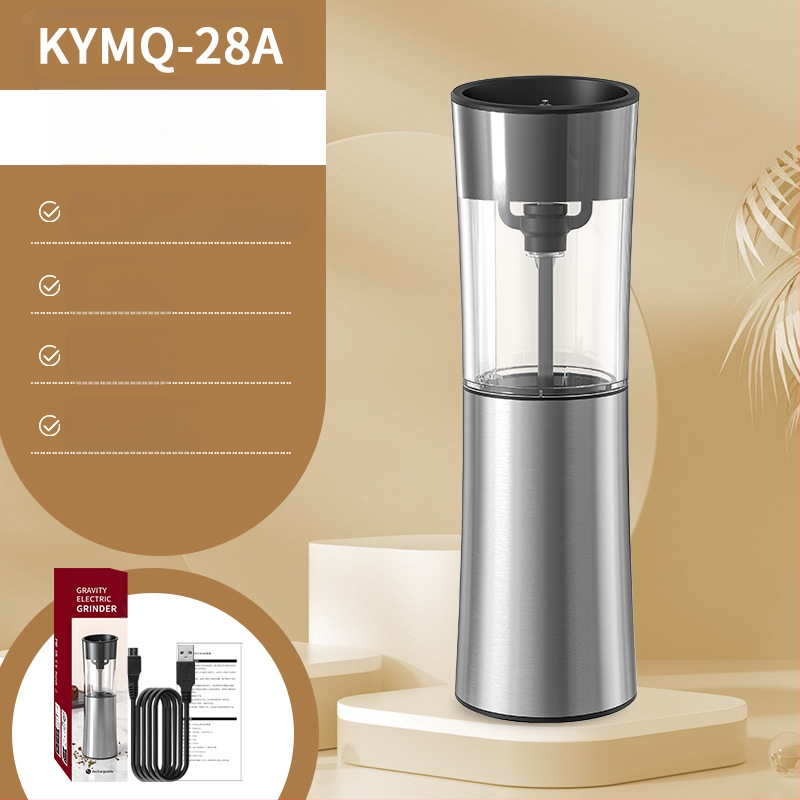 Производителите на Yuole могат да добавят LOGO кухненски артефакт трансгранична тенджера за готвене от неръждаема стомана с черен пипер, електрическа мелачка за пипер