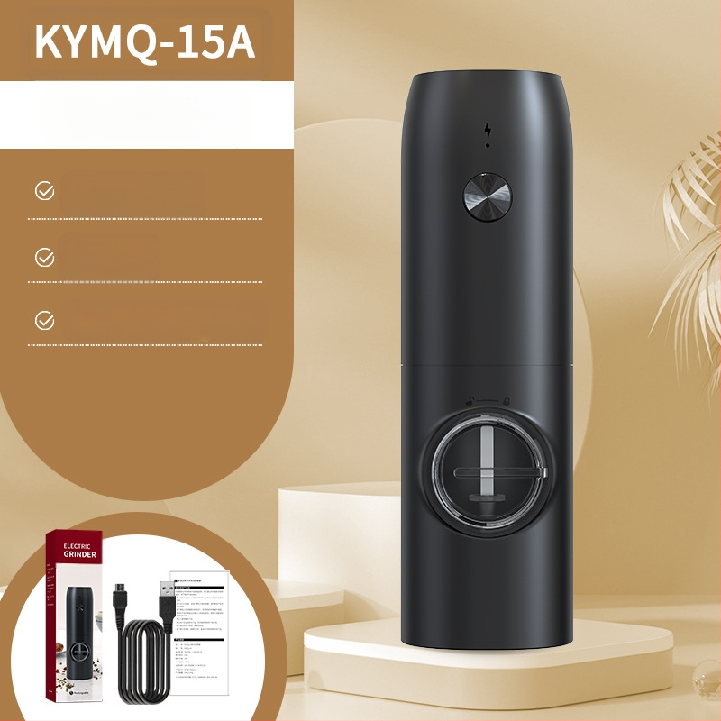 Производителите на Yuole могат да добавят LOGO кухненски артефакт трансгранична тенджера за готвене от неръждаема стомана с черен пипер, електрическа мелачка за пипер