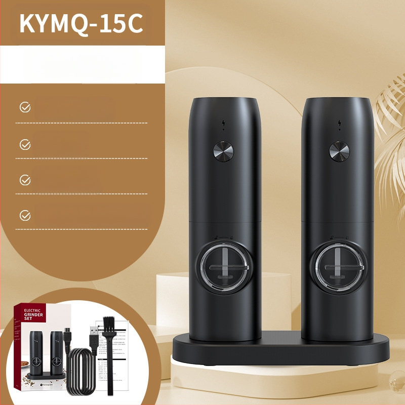 Производителите на Yuole могат да добавят LOGO кухненски артефакт трансгранична тенджера за готвене от неръждаема стомана с черен пипер, електрическа мелачка за пипер