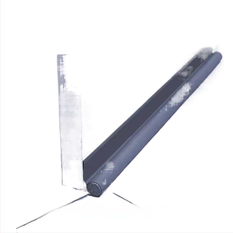 Универсална едностранна уплътнителна лента за долната част на вратата, ветроустойчив стикер, шев на вратата, устойчив на насекоми, кожена самозалепваща се лента за звукоизолация с кукички и примки, доставка на фабрика