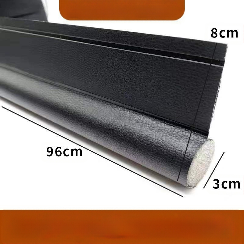 Универсална едностранна уплътнителна лента за долната част на вратата, ветроустойчив стикер, шев на вратата, устойчив на насекоми, кожена самозалепваща се лента за звукоизолация с кукички и примки, доставка на фабрика