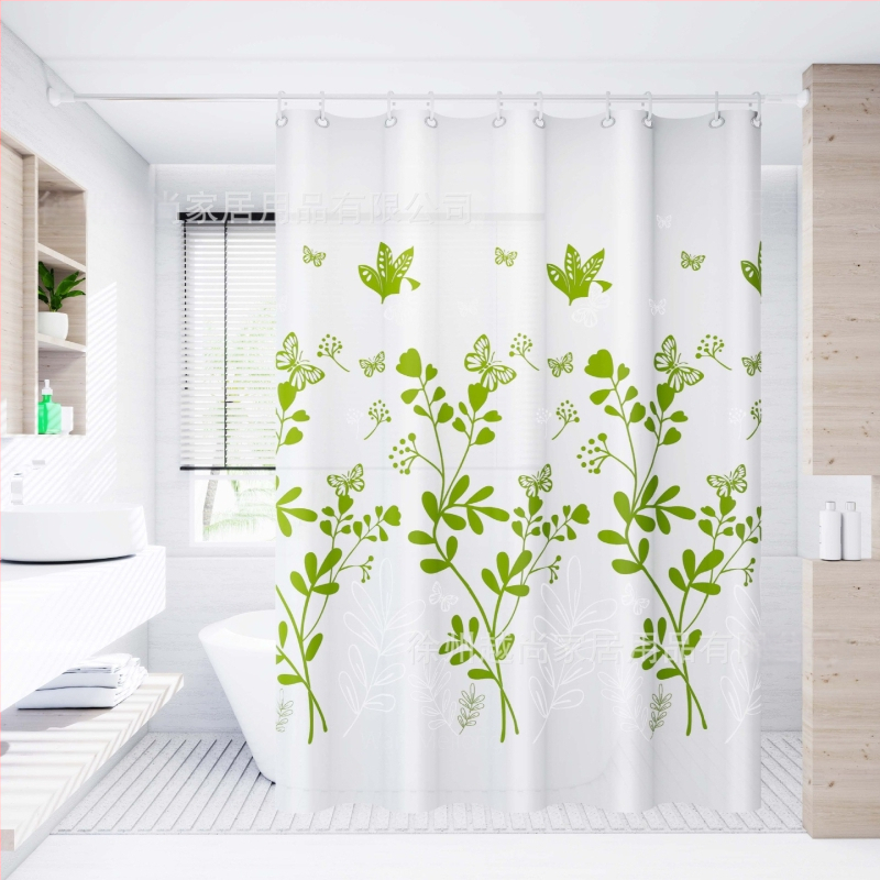 Dušikardin, spetsiaalne vannitoa vaheseina kardin vannitoa jaoks, augustamisvaba, lihtne paigaldada, veekindel, hallituskindel, privaatsuse kaitse