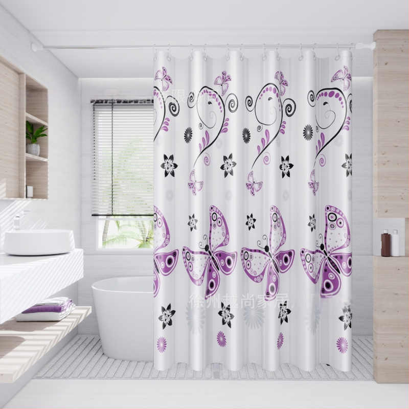 Dušikardin, spetsiaalne vannitoa vaheseina kardin vannitoa jaoks, augustamisvaba, lihtne paigaldada, veekindel, hallituskindel, privaatsuse kaitse