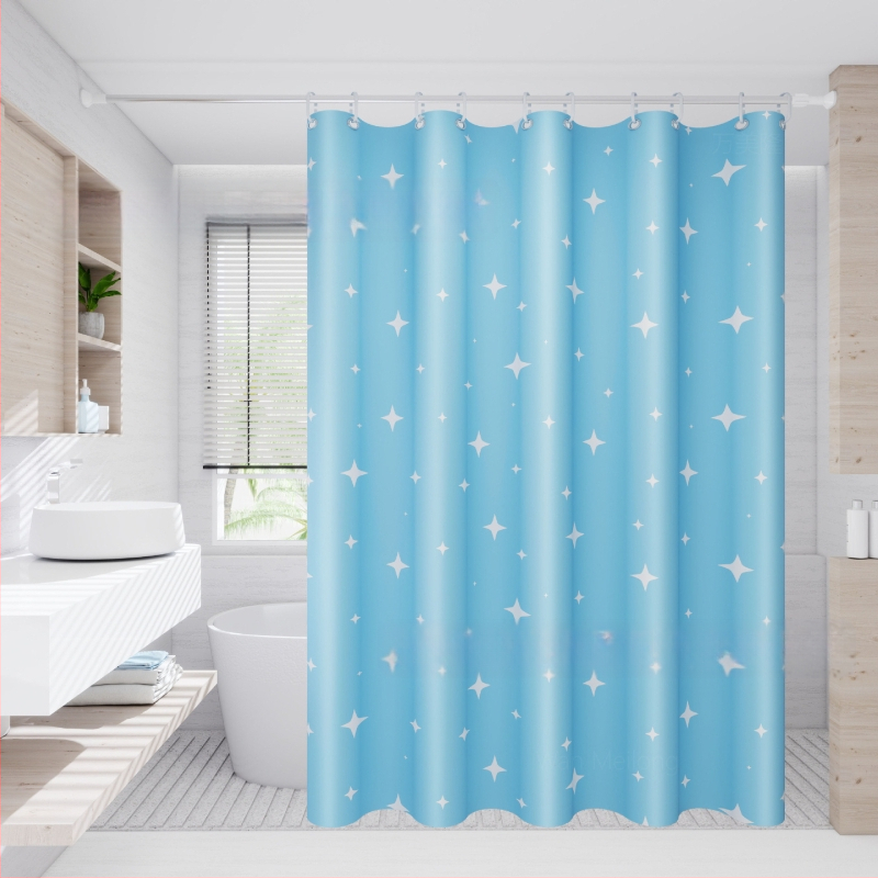 Dušikardin, spetsiaalne vannitoa vaheseina kardin vannitoa jaoks, augustamisvaba, lihtne paigaldada, veekindel, hallituskindel, privaatsuse kaitse