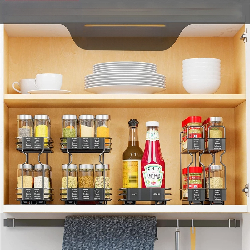 2023 köögis täiskomplekt maitseainepudelipurk multifunktsionaalne hoiuriiul mitmekihiline majapidamistarvete maitseainekarp maitseainehoidik