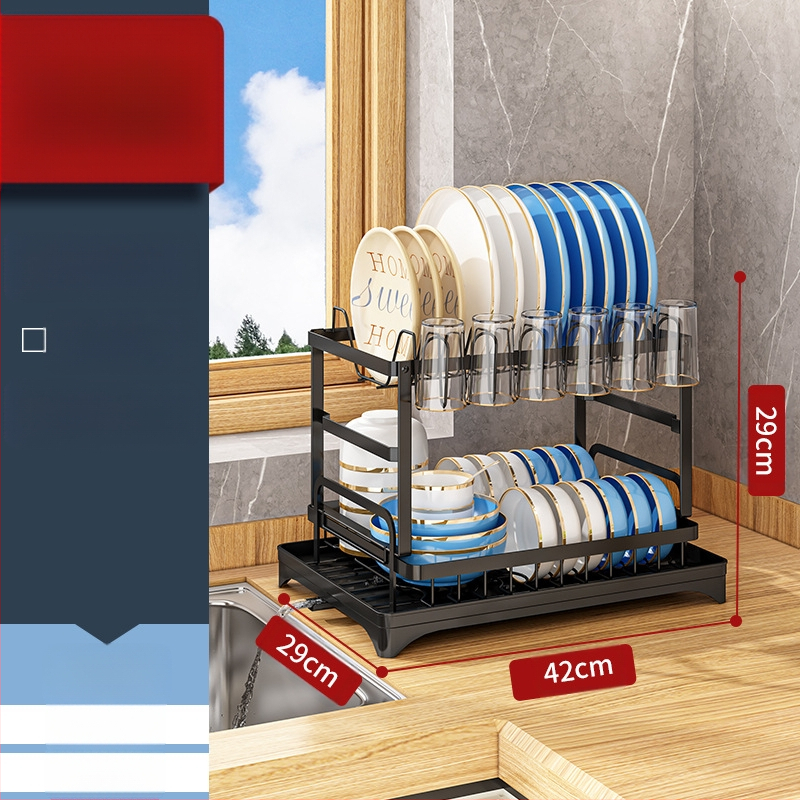 Köögi äravoolurest, kausside ja nõude riiul, kausside ja nõude hoiuriiul, majapidamistarvete kausside ja söögipulkade riiul, nugade ja kahvlite hoiuriiul, lauapealne kuivatuskausside riiul