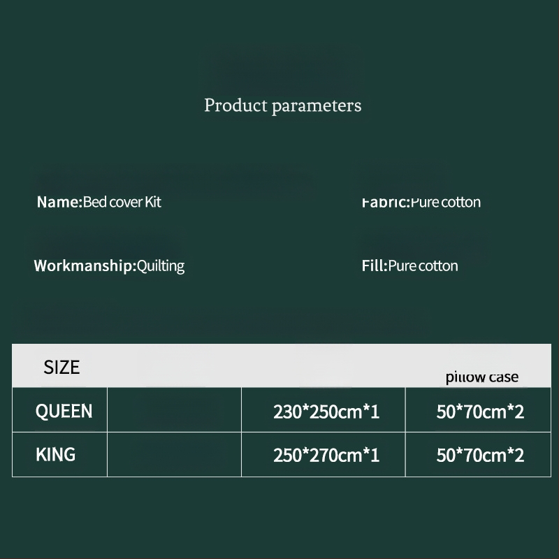 „Pinli“ namų tekstilės užsienio prekybos medvilninis lovos užtiesalas, trijų dalių komplektas, amerikietiškos imitacijos antklodė, spausdinta medvilninė oro kondicionavimo antklodė
