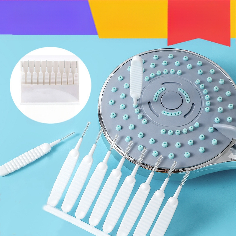 Dušas tīrīšanas birste artefakta bagarēšanas daudzfunkcionāla uzgaļa cauruma vannas istabas spraugas mobilā tālruņa cauruma tīrīšanai mājsaimniecības maza birste