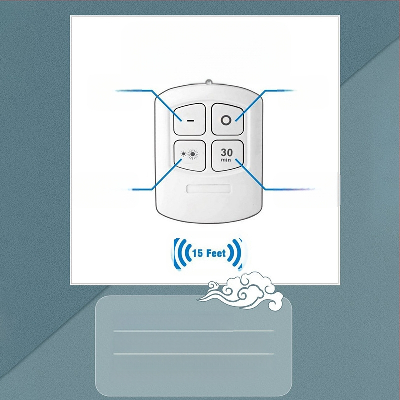 Juhtmevaba puldiga öölamp LED-loominguline minivalgusti majapidamiskapi valgusti üks lohistamine kolm avariivalgustit