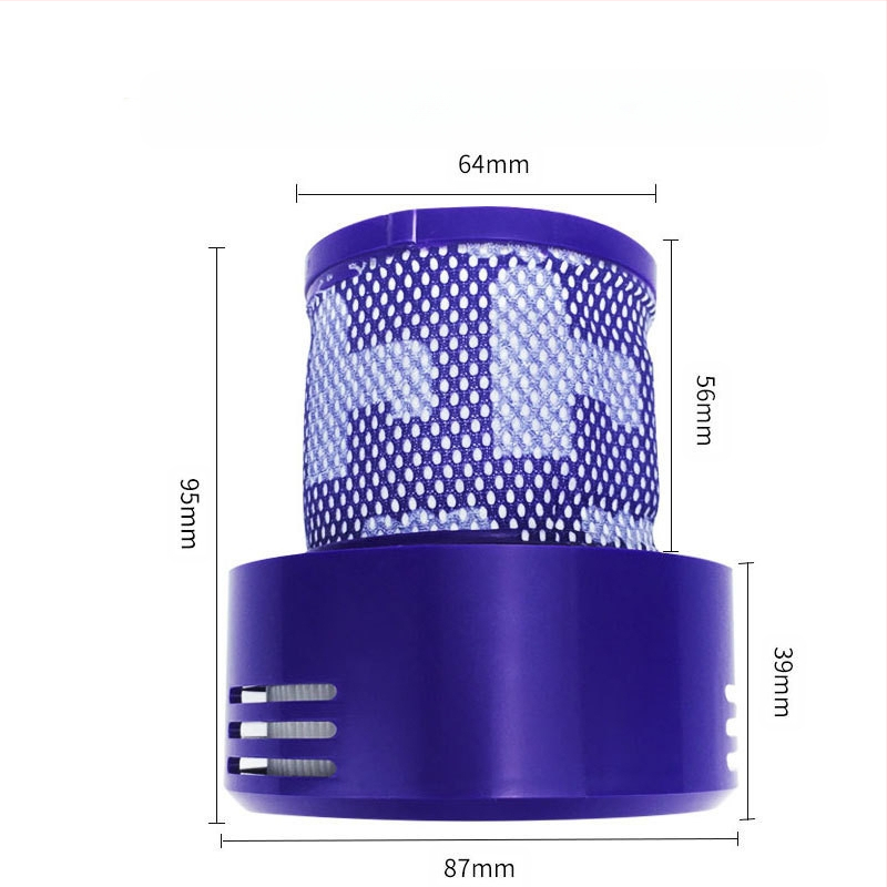 Piemērots Dyson putekļsūcēju piederumiem V6V7V8V10V11V11V12V15 DC38 priekšējā un aizmugurējā filtra elementa filtra sietam