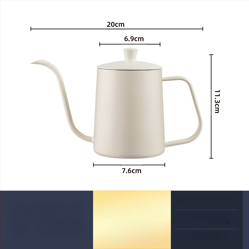 Nerūdijančio plieno kavos virimo aparatas, mini kavos virimo aparatas, juodas teflono plonas kavos virimo aparatas