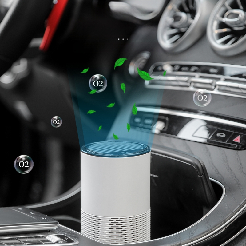 Naujas automobilio oro valytuvas USB, be formaldehido stalinio oro mini aromaterapijos rūkymo neigiamų jonų valytuvo