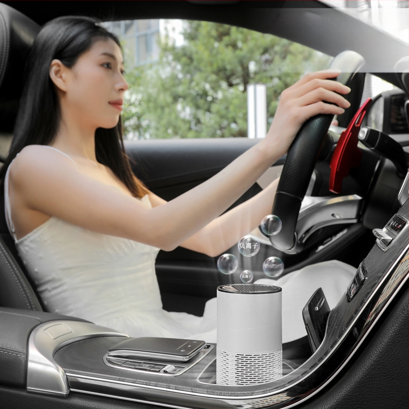 Naujas automobilio oro valytuvas USB, be formaldehido stalinio oro mini aromaterapijos rūkymo neigiamų jonų valytuvo