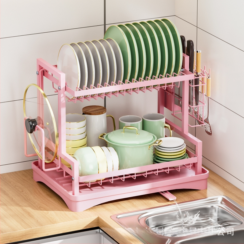 Piiriülene köögikraanikauss Tööpinna kuivatusriiul Nõudekuivatusriiul Kuivatuskorvi riiul Kapp Nuga ja kahvel Lauanõud Nõude hoiustamisriiul