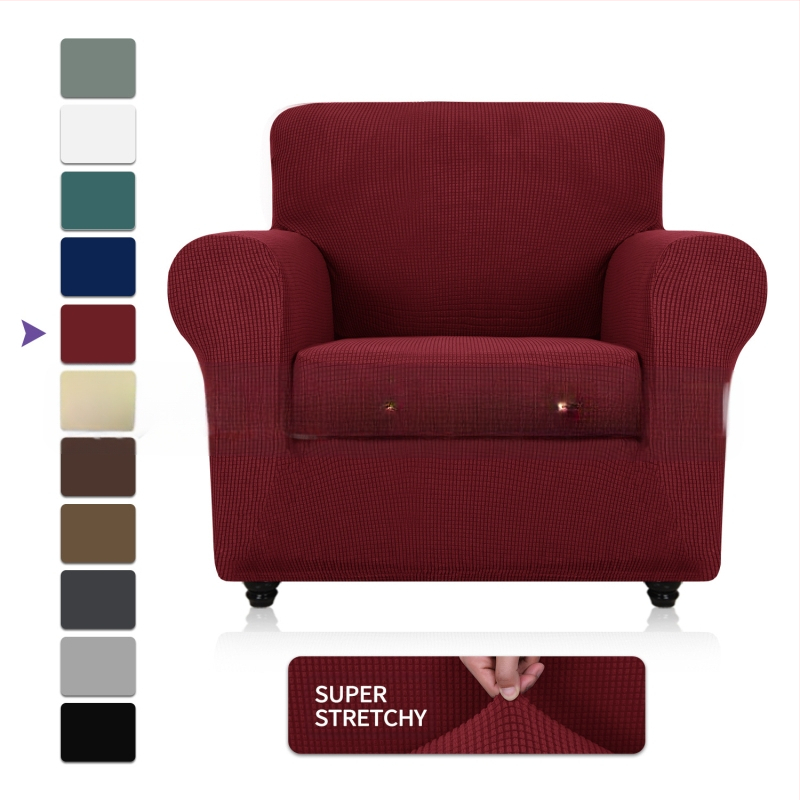 Didmeninė prekyba „Amazon“ vilnos sofos užvalkalu, visa apimančiu elastingu, sustorėjusiu, vientisos spalvos sofos pagalvėlės užvalkalu, „Four Seasons“ audiniu.