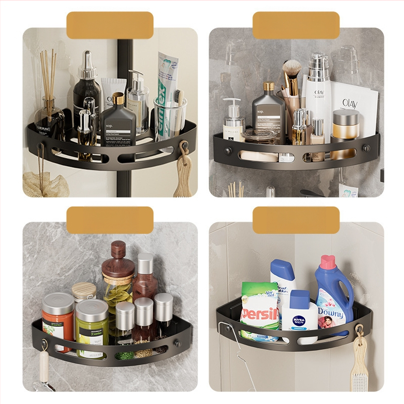 Tualetas be perforatoriaus, vonios kambarys, tualeto laikymo lentynėlė, prie sienos tvirtinamas tualeto praustuvas, trikampė laikymo lentynėlė, pakaba kampelyje