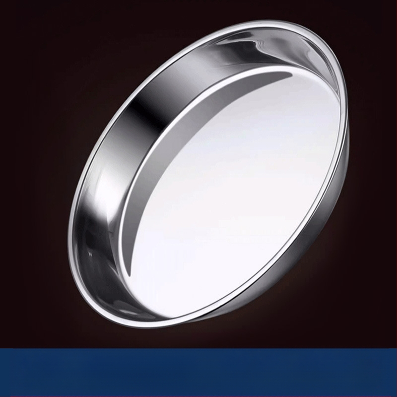 Πιάτο από ανοξείδωτο ατσάλι 316, επίπεδης βάσης, ρηχό πιάτο ατμού, στρογγυλό πιάτο σιδήρου, πυκνωμένο πιάτο