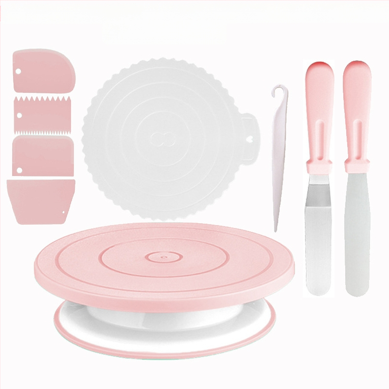 Libisemiskindel koogi pöördalus pöörleva laua kaunistuslaua ülikond koogi pöördalus kook ise-tee küpsetamisvahendid