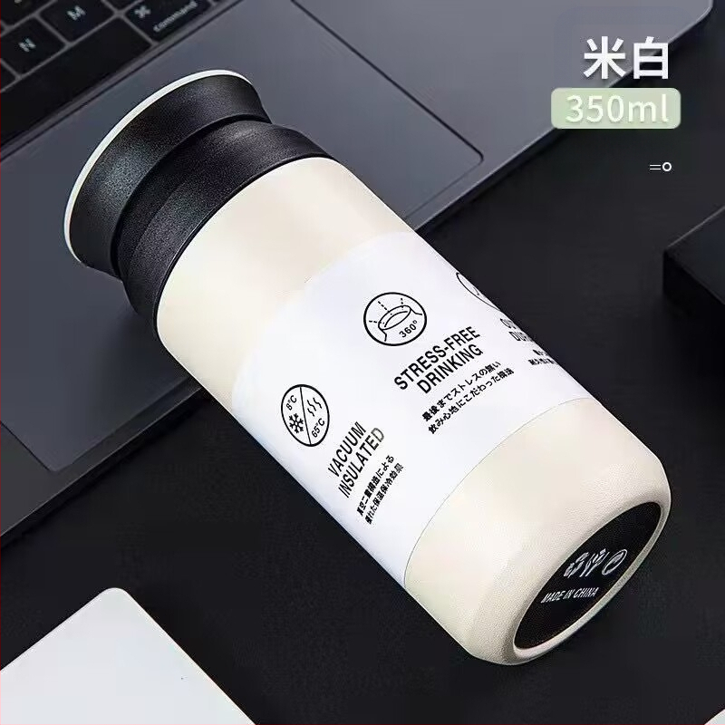 Tarpvalstybinis karšto išpardavimo vyriškas ir moteriškas verslo mados vandens puodelis nešiojamas nerūdijančio plieno dulkių siurblys tiesus puodelis dovanų puodelis biuro dulkių siurblys puodelis