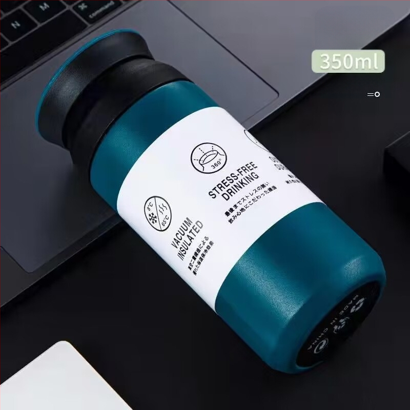 Tarpvalstybinis karšto išpardavimo vyriškas ir moteriškas verslo mados vandens puodelis nešiojamas nerūdijančio plieno dulkių siurblys tiesus puodelis dovanų puodelis biuro dulkių siurblys puodelis